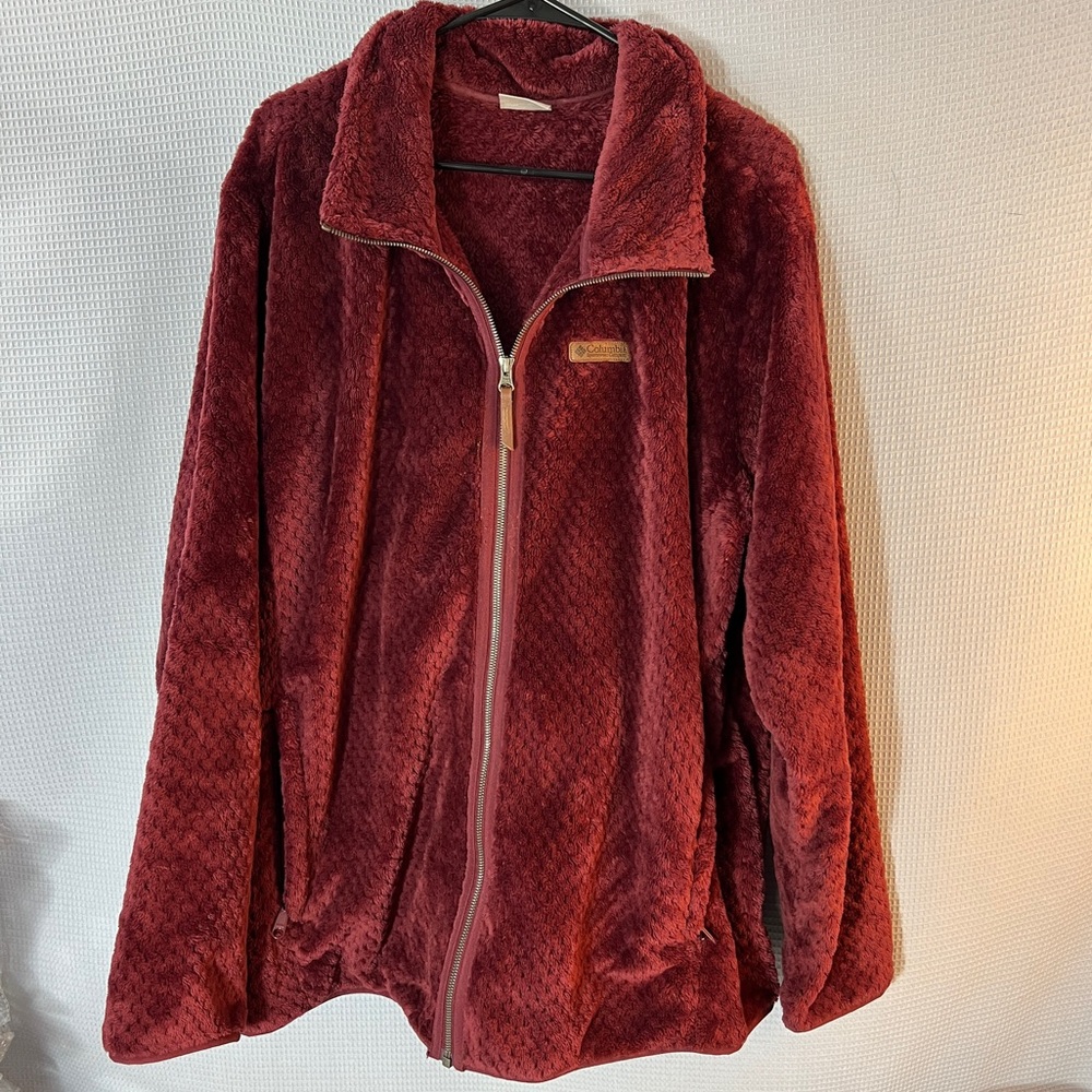 Columbia Women's Fire Side II Sherpa Full Zip, Moonvista, 3x Plus